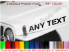 CUSTOM TEXT Fender Decal Set